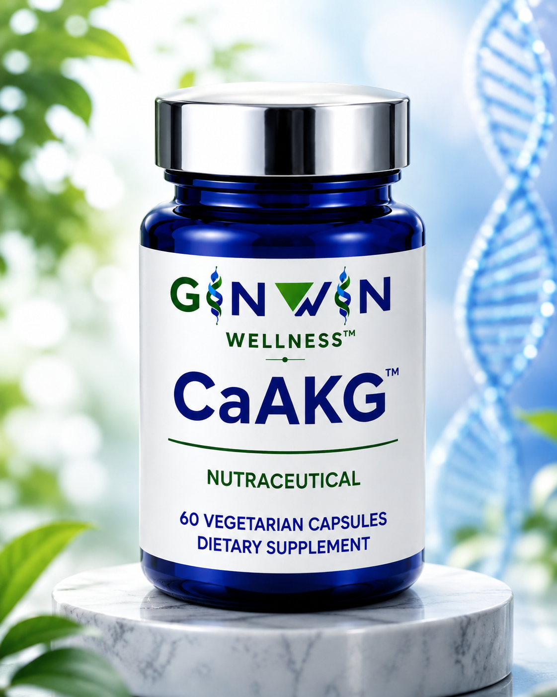 GINWIN CaAKG™ final product bottle