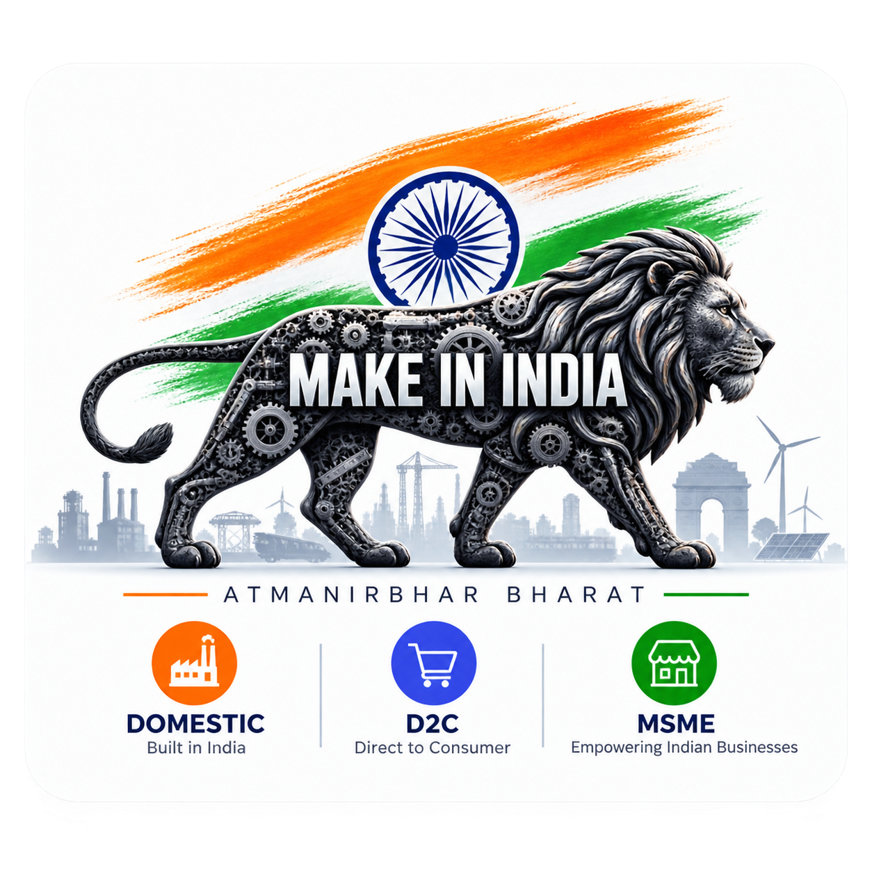 Make in India domestic manufacturing badge